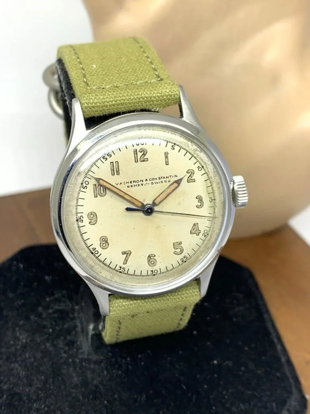 Vacheron Constantin Men's Watch Swiss Manual Wind 1930's-1940's Steel Case 35mm